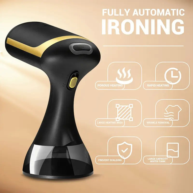 Handheld Garment Steamer 1500W 30 Second Heat-Up