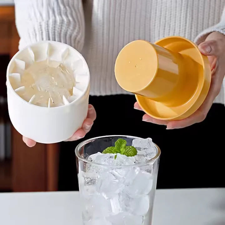 Ice Cube Tray Food-Grade Silicone With Lid Dishwasher Safe