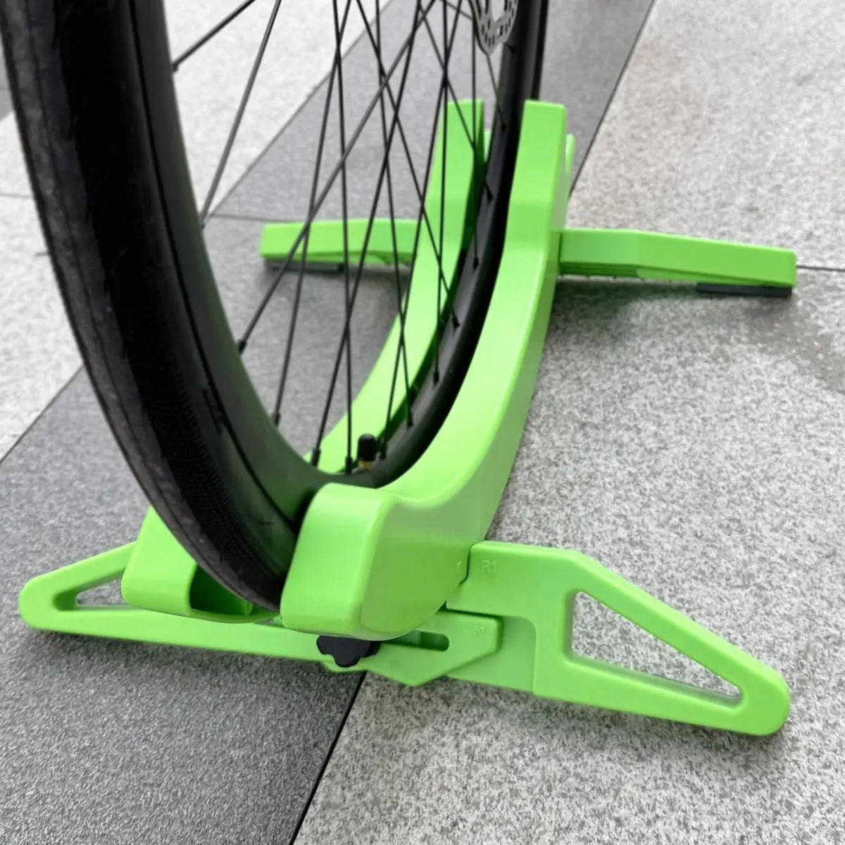 Indoor Bike Stand Adjustable Width No-Lift Parking Non-Slip Feet