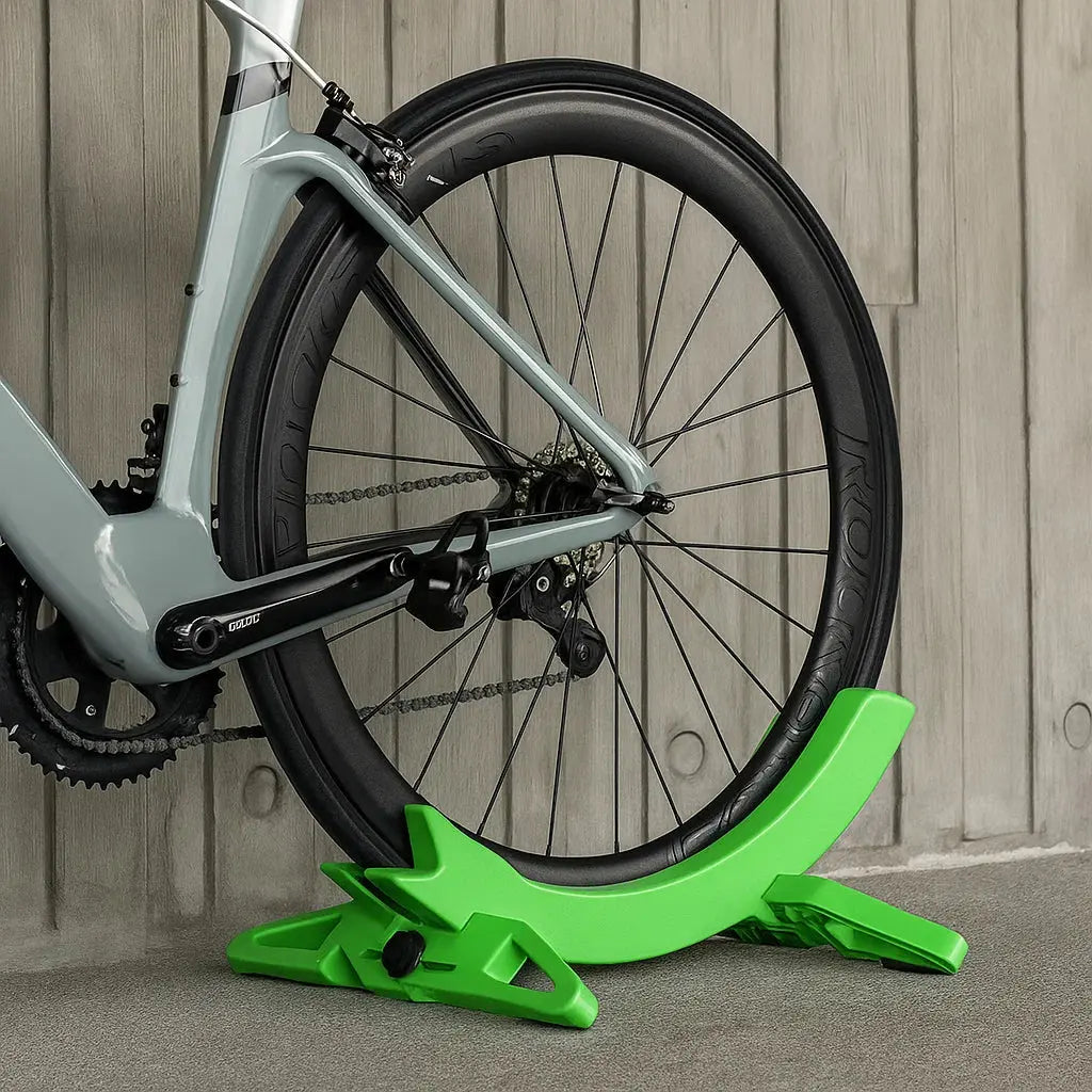 Indoor Bike Stand Adjustable Width No-Lift Parking Non-Slip Feet