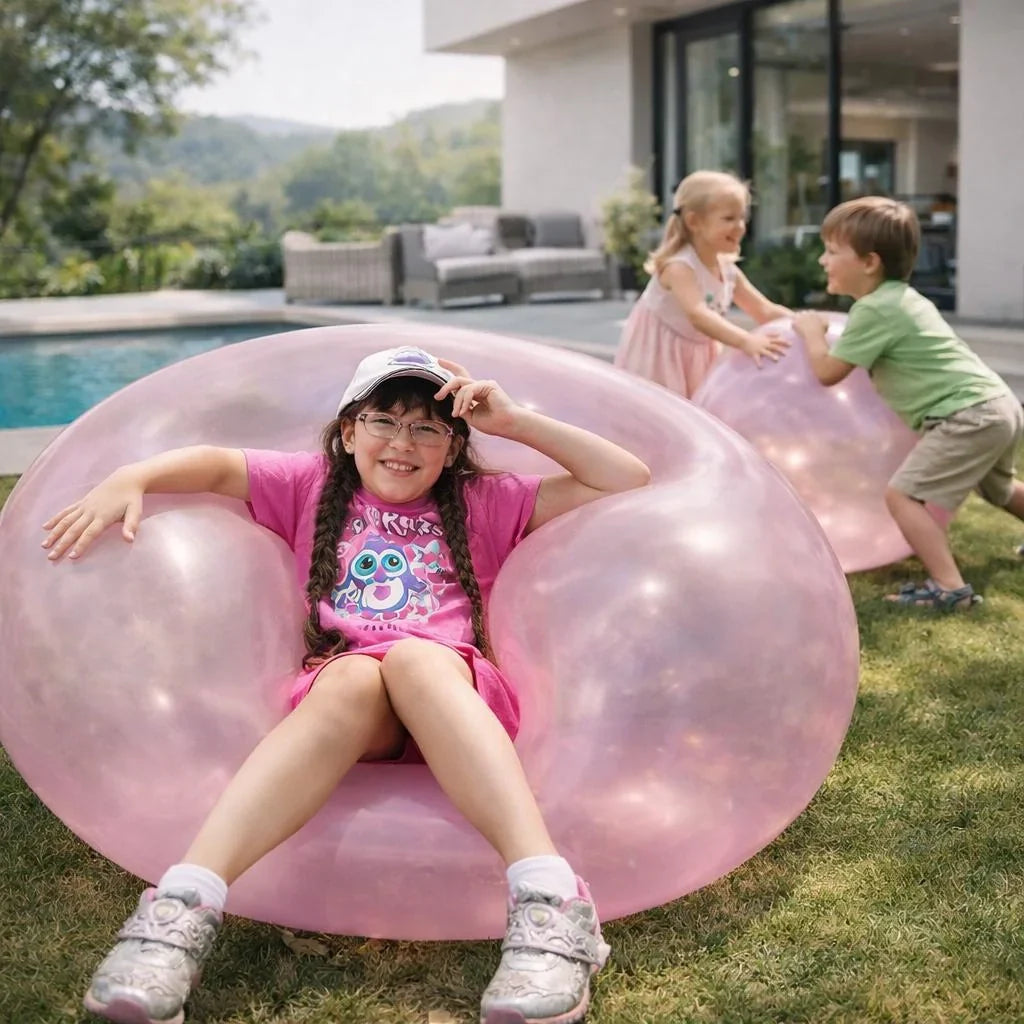 Inflatable Play Ball Tear-Resistant TPR & Self-Sealing Valve