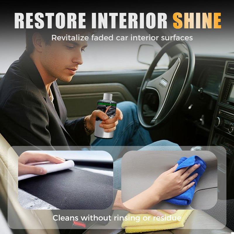 Interior Cleaner Leather Vinyl Plastic Odor Eliminator