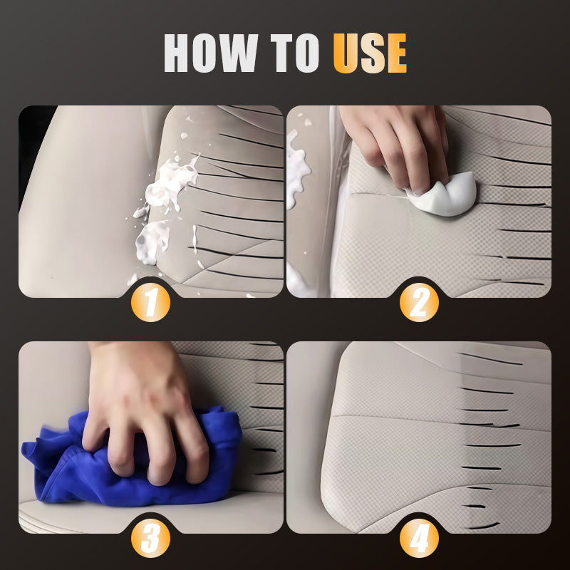 Interior Cleaner Leather Vinyl Plastic Odor Eliminator