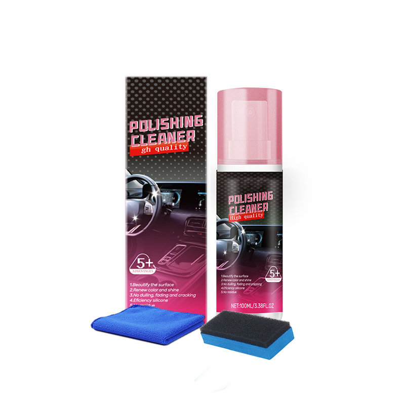 Interior Cleaner Leather Vinyl Plastic Odor Eliminator