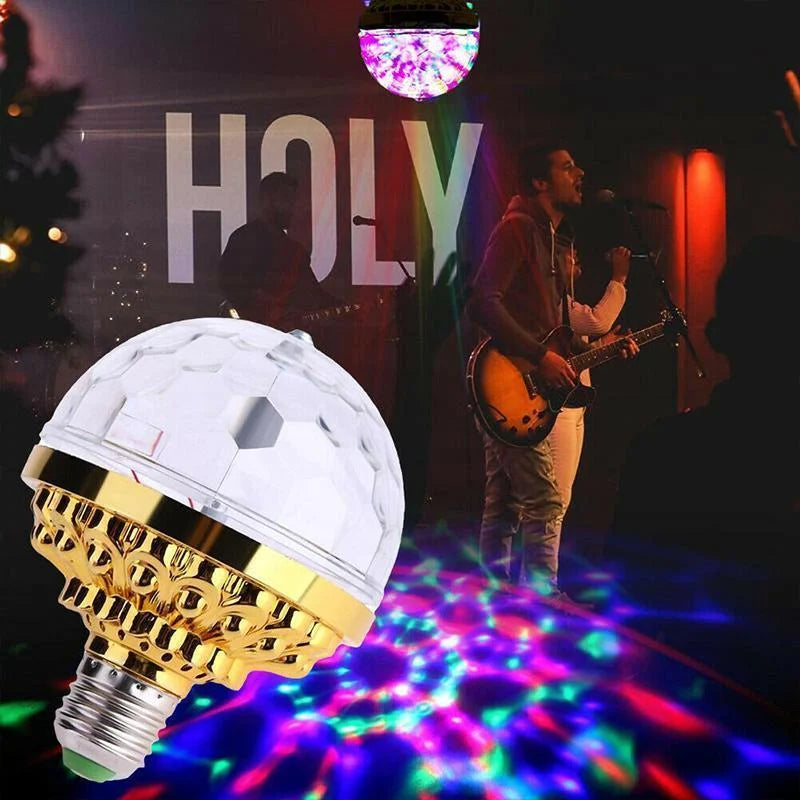 LED Disco Lamp RGB Effects & Automatic Rotation