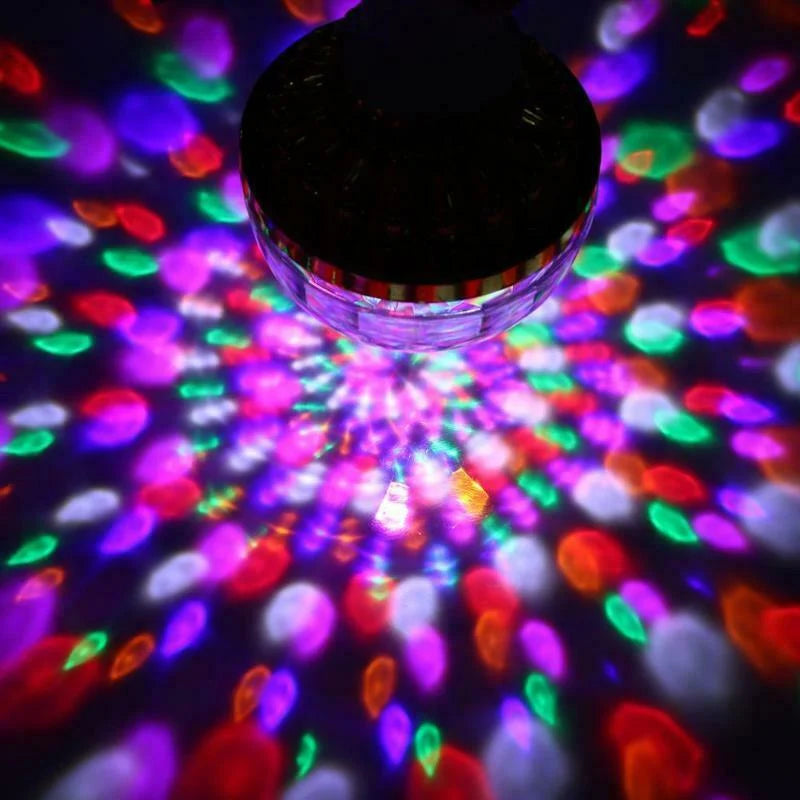 LED Disco Lamp RGB Effects & Automatic Rotation