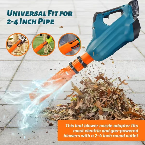 Leaf Blower Nozzle Venturi Power-Boost Universal Fit Tool-Free Install