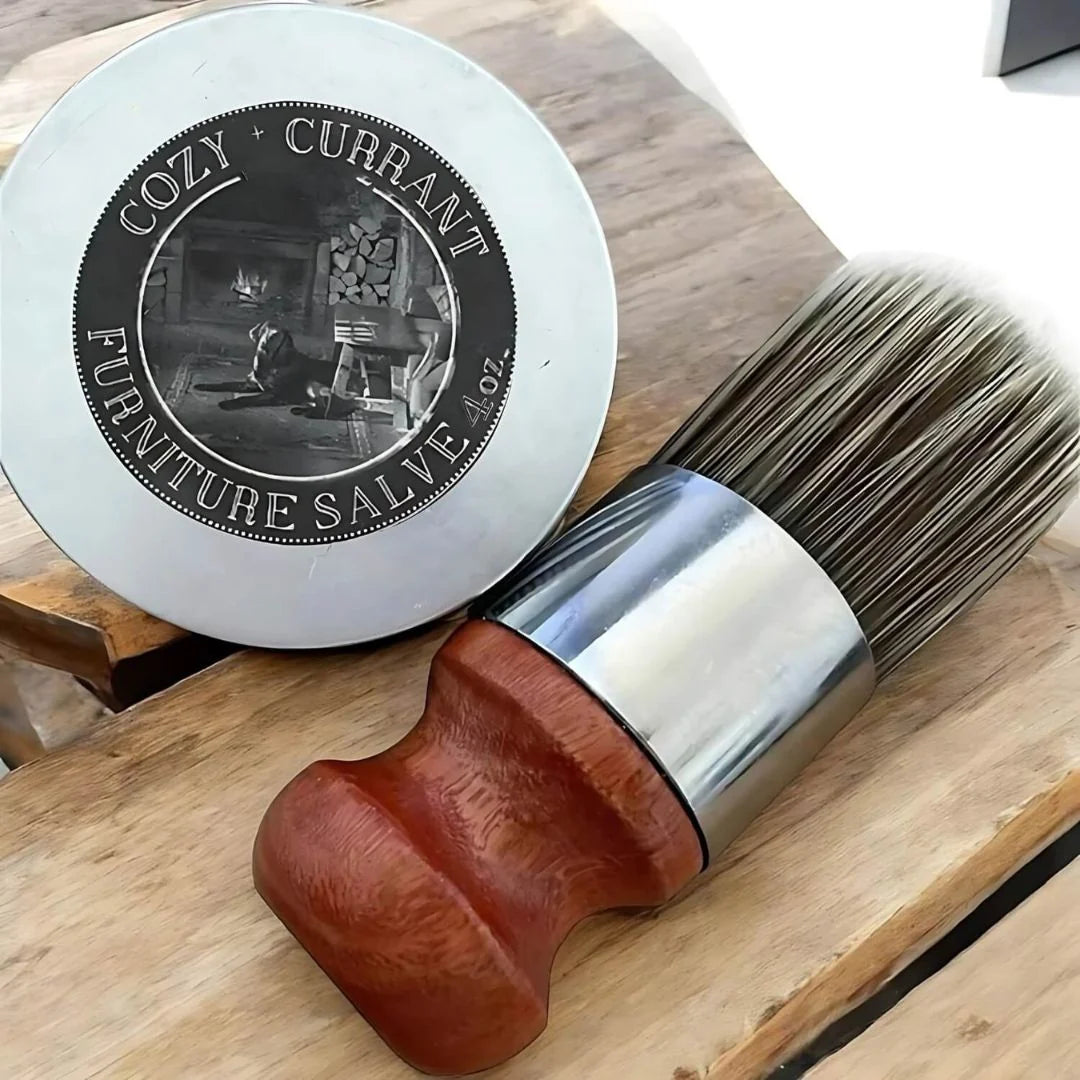 Leather Care Balm Colorless Deep-Nourishing Brush Included