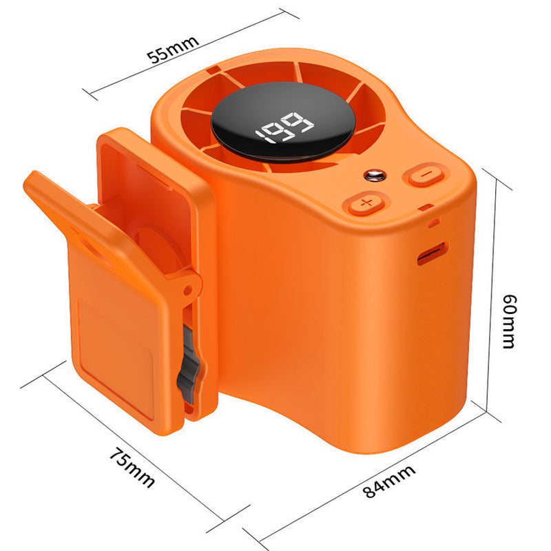Mini Fan Clip-On Vent & Desk Rechargeable Quiet
