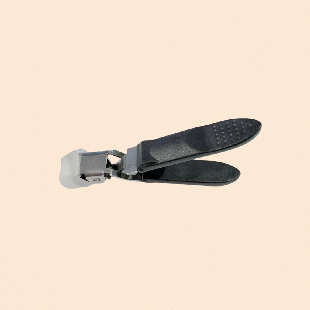 Nail Clippers Angled Stainless Steel Nail Catcher