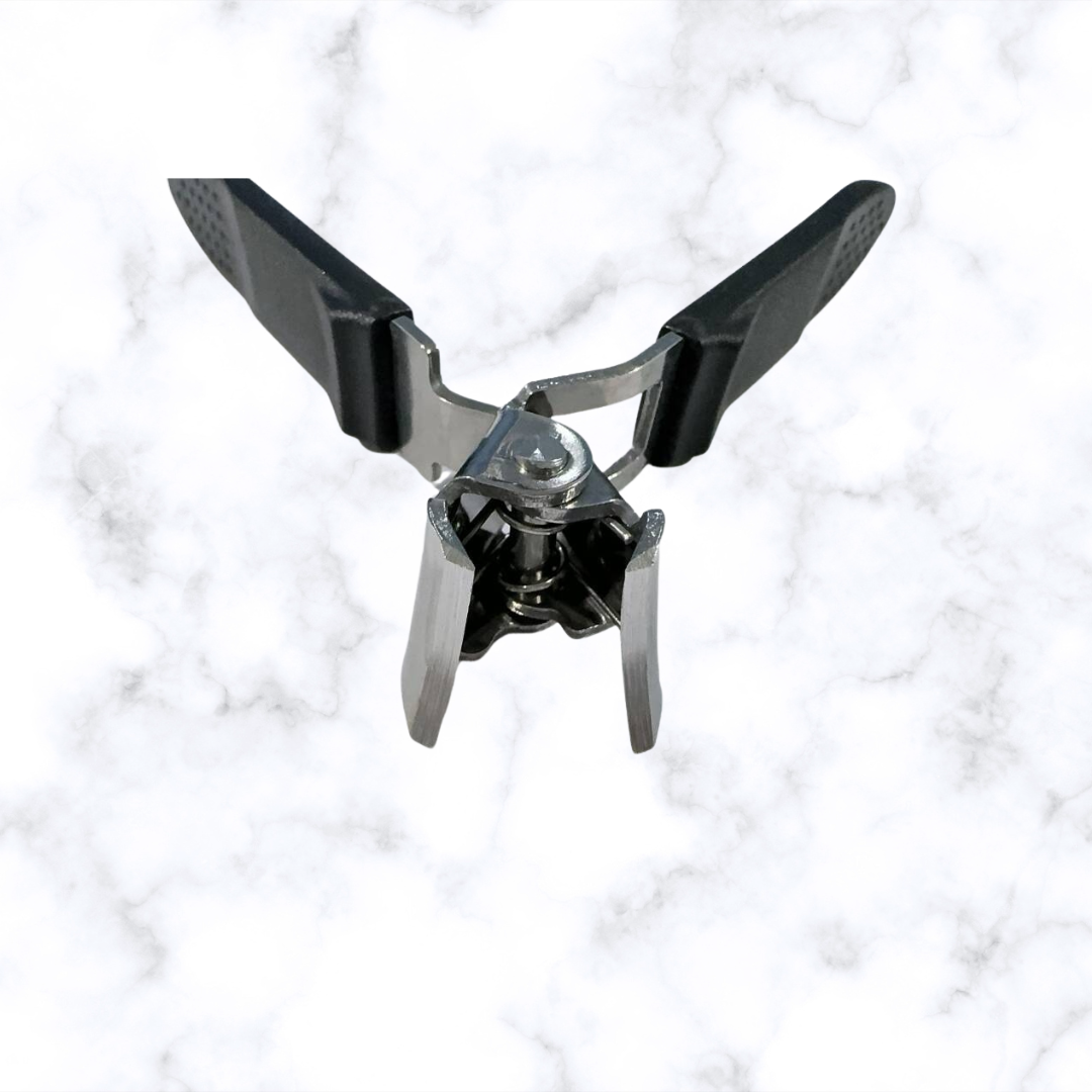 Nail Clippers Angled Stainless Steel Nail Catcher