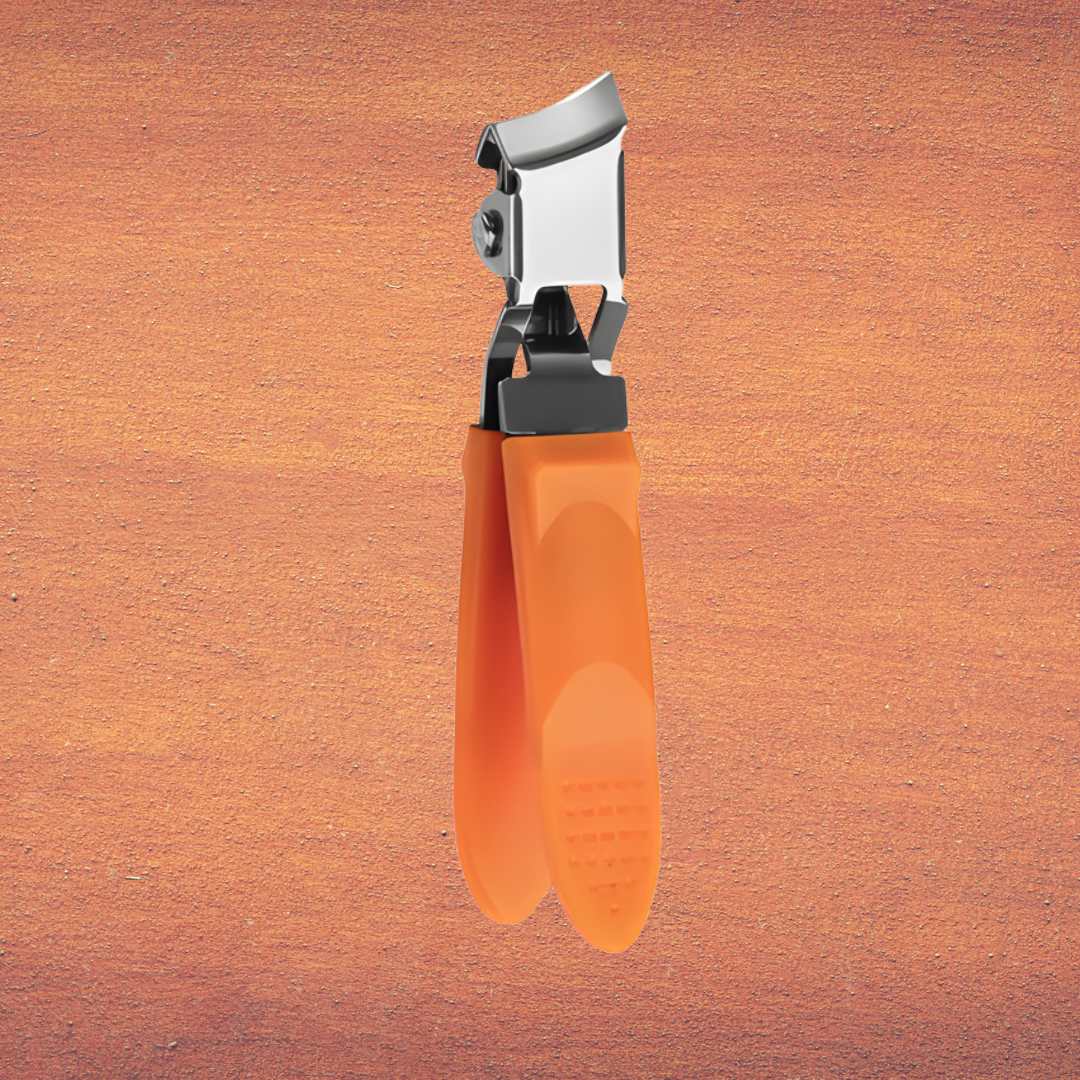 Nail Clippers Angled Stainless Steel Nail Catcher
