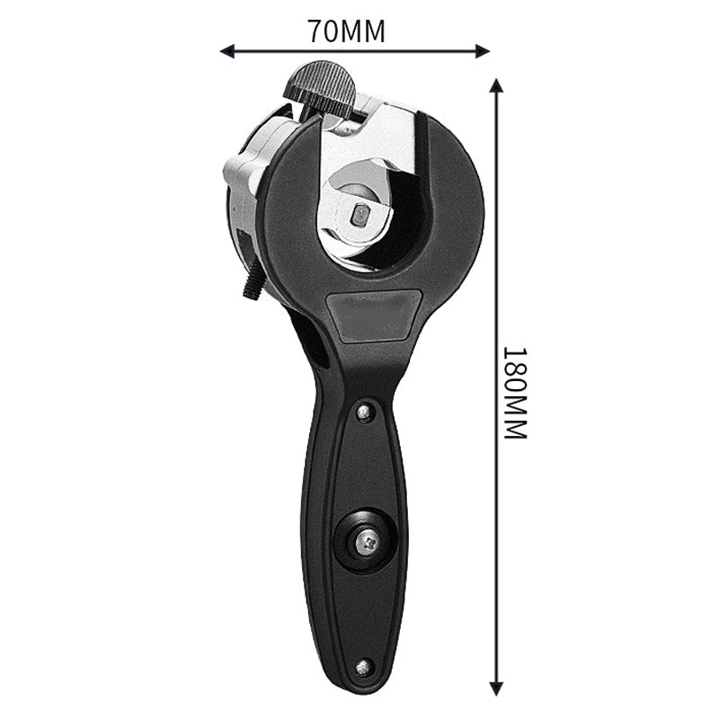Pipe Cutter Adjustable Ratchet Burr-Free Cuts