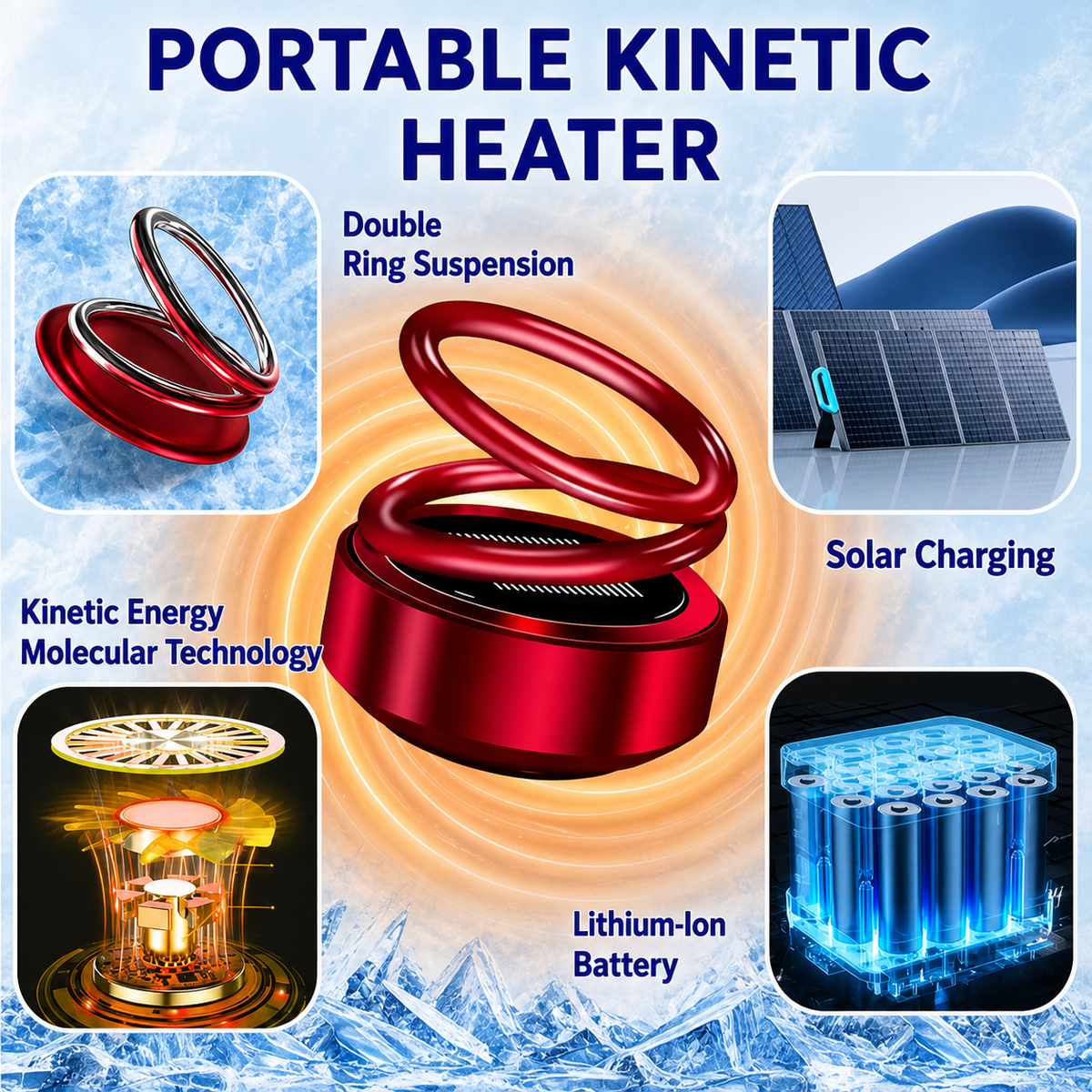 Portable Heater Fast Heating Energy Efficient