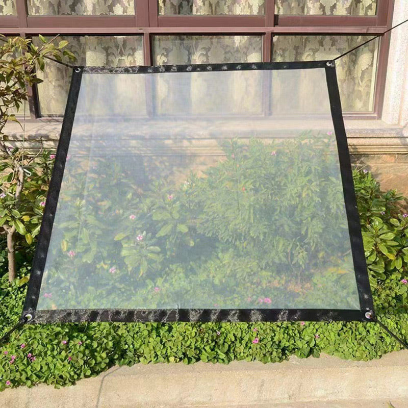 Protective Tarp Transparent 90% Light Transmission Reinforced Eyelets