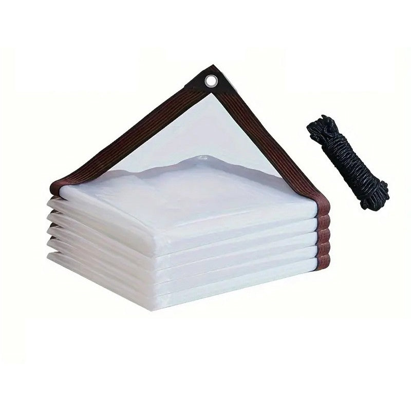 Protective Tarp Transparent 90% Light Transmission Reinforced Eyelets