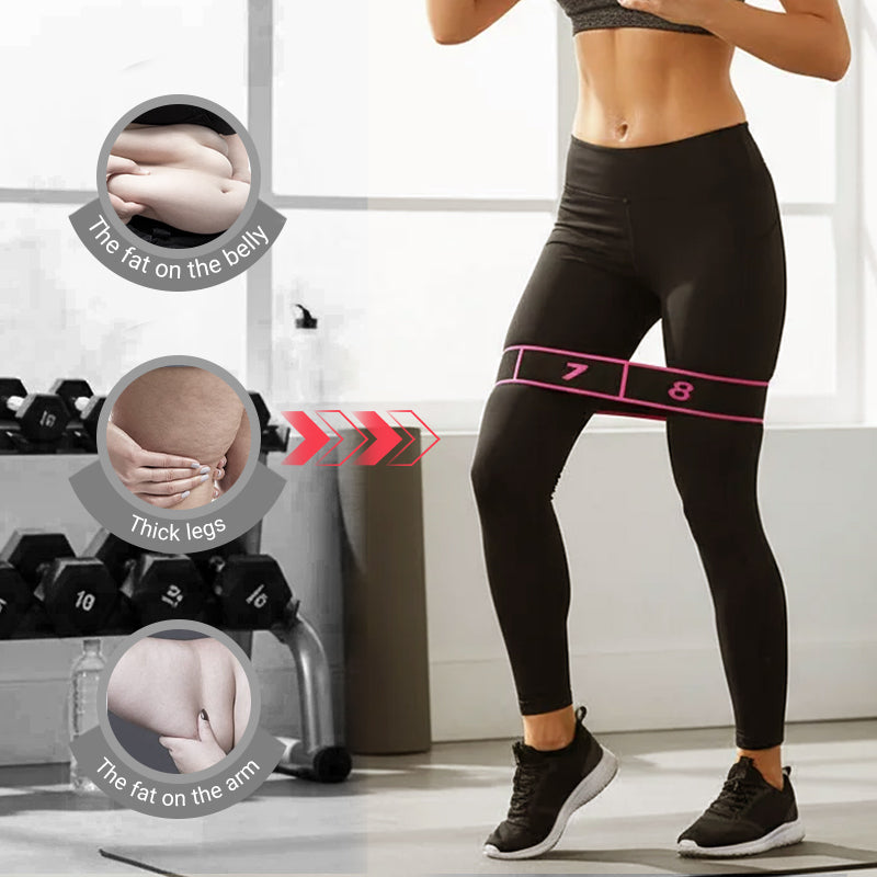 Resistance Band 8 Numbered Segments Polyester-Cotton Blend