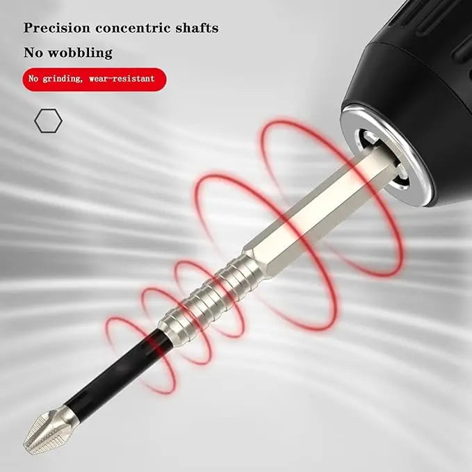 Screwdriver Bit Set Magnetic Tips & Anti-Slip Set of 6