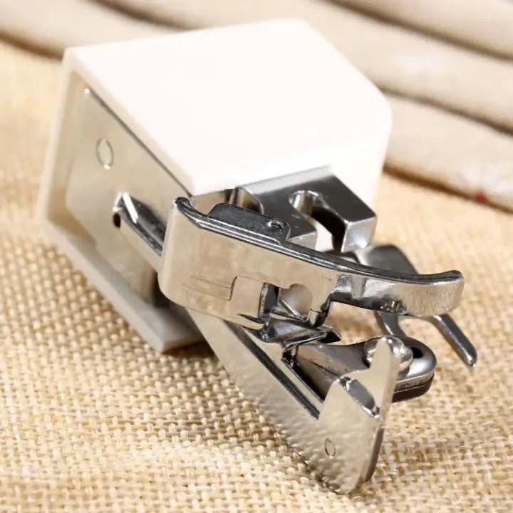 Sewing Machine Foot Side-Cutting Trimmer Metal Fits Short-Shank Machines