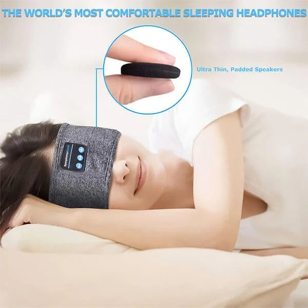 Sleep Headphones Headband For Side Sleepers 3-Night Battery