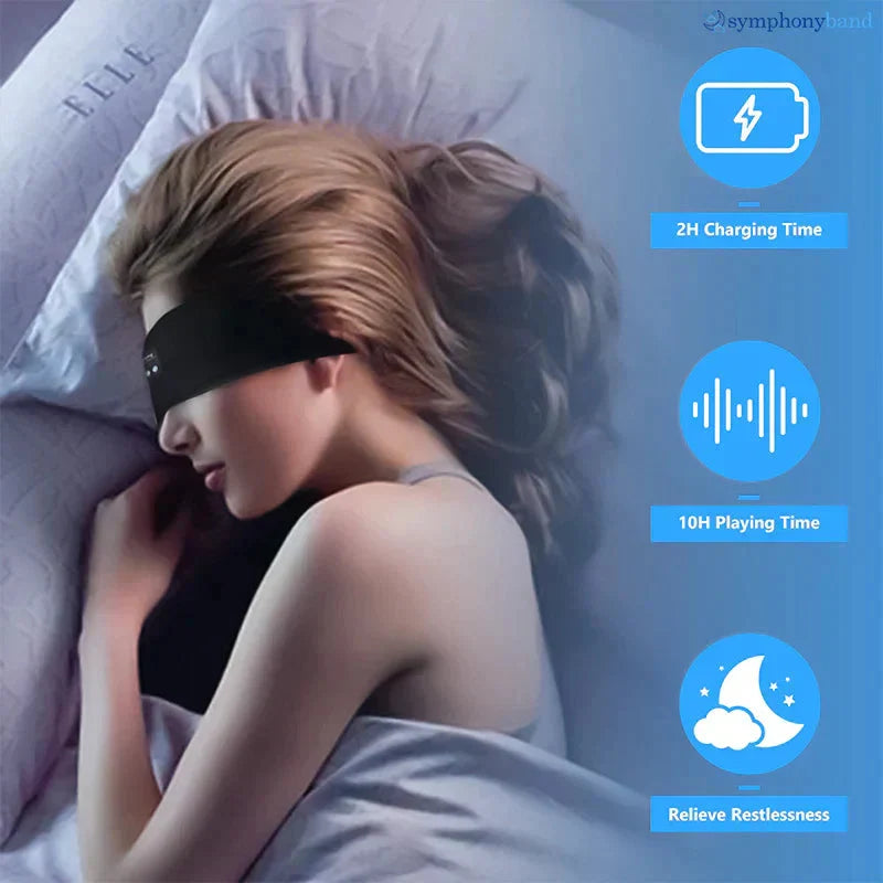 Sleep Headphones Headband For Side Sleepers 3-Night Battery