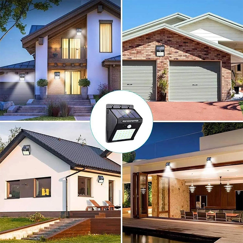 Solar Wall Light Motion Sensor & Weatherproof