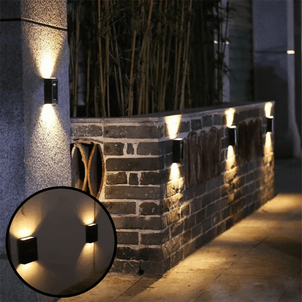 Solar Wall Light Warm White IP65