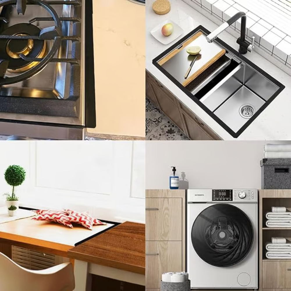 Stove Gap Cover Telescopic Stainless Steel Dishwasher Safe