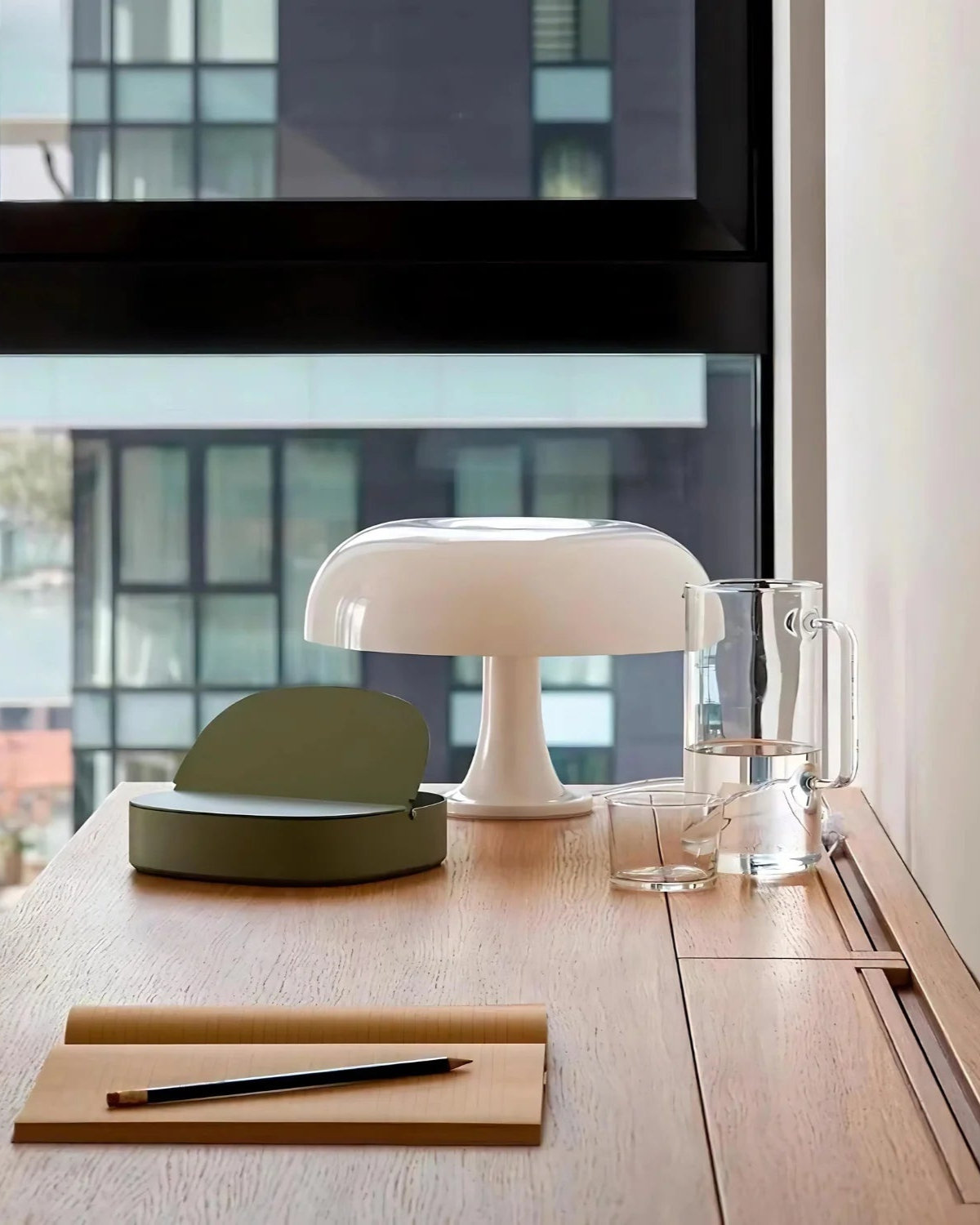 Table Lamp Retro Dome Warm Light Replaceable LED