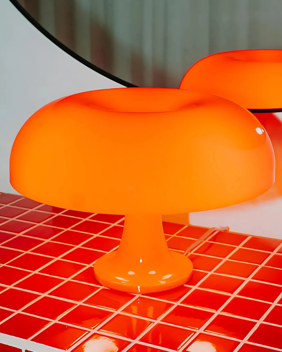 Table Lamp Retro Dome Warm Light Replaceable LED