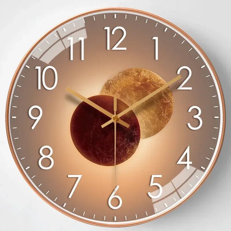 Wall Clock Silent Quartz Warm LED 20cm Diameter