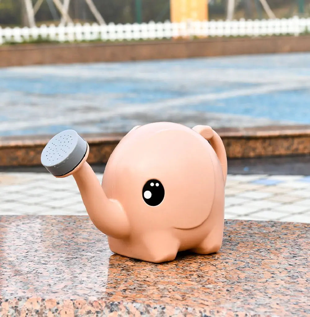 Watering Can Elephant-Shaped Detachable Spray Head 1.5L