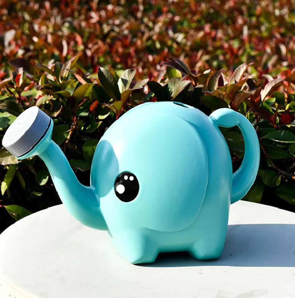 Watering Can Elephant-Shaped Detachable Spray Head 1.5L