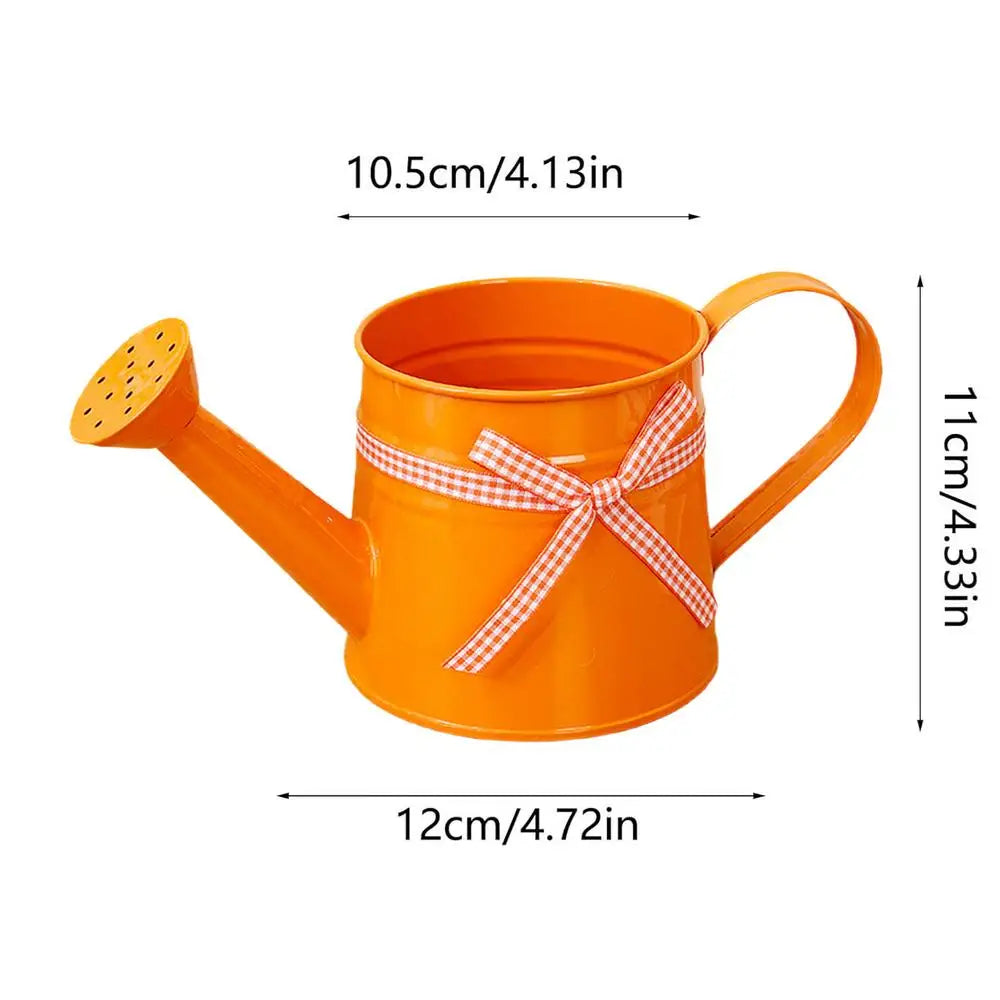 Watering Can Painted Steel Compact Perforated Spout