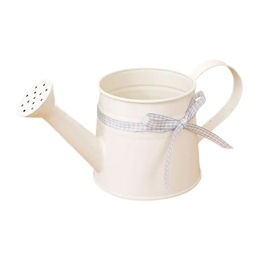 Watering Can Painted Steel Compact Perforated Spout