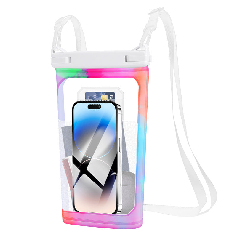 Waterproof Phone Case IPX8 Clear Touchscreen Adjustable Strap