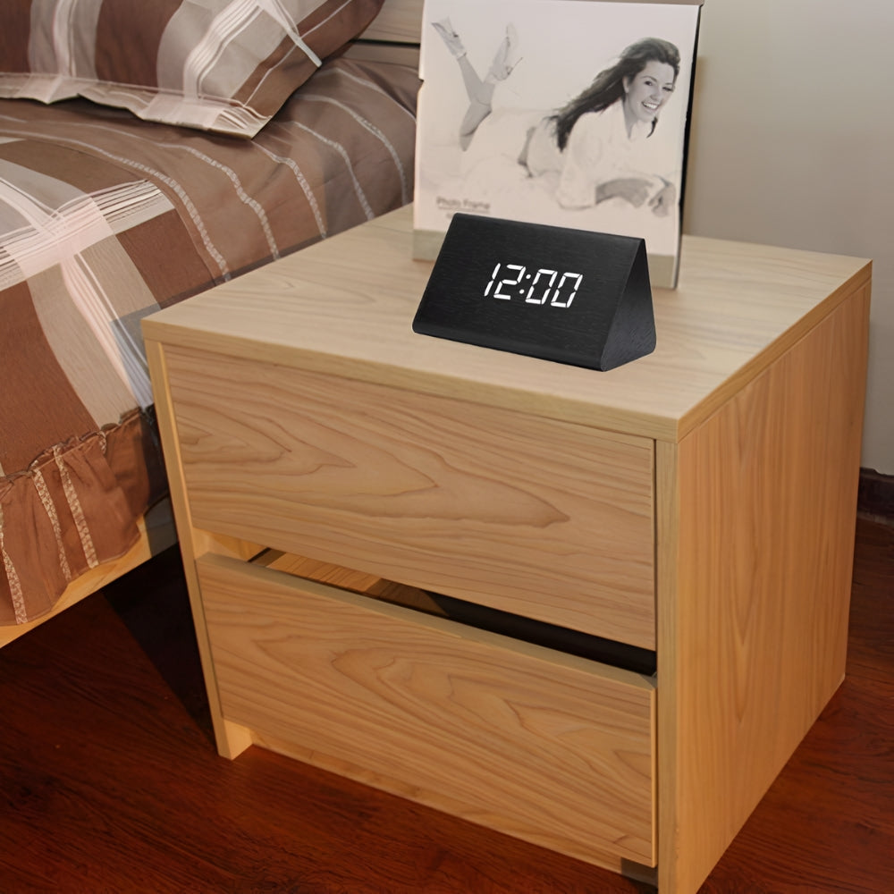 NatureGlow Smart LED Alarm Clock with Customizable Display