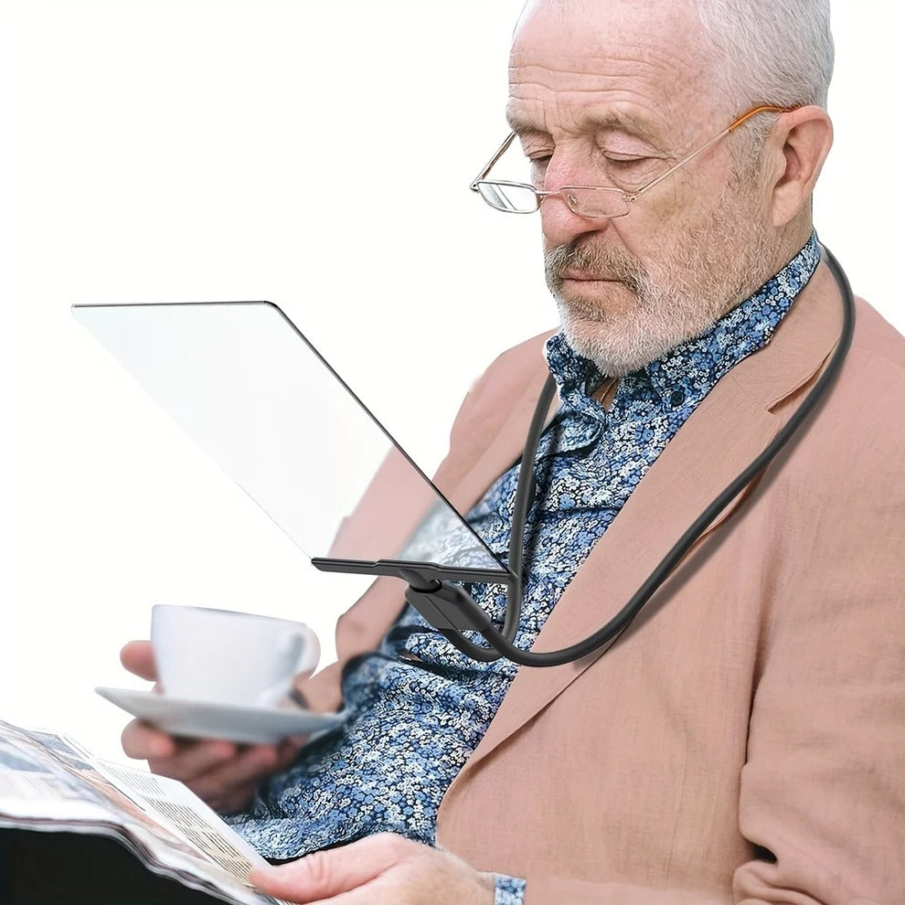 Versatile Hands-Free Magnifier with Flexible Neck for Crafting
