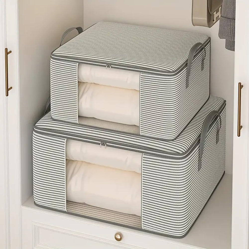 Versatile Clear-Front Storage Organizer for Home Essentials