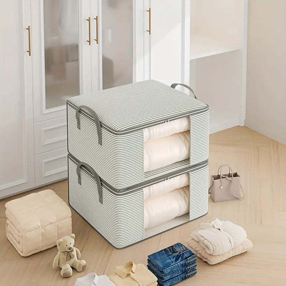 Versatile Clear-Front Storage Organizer for Home Essentials