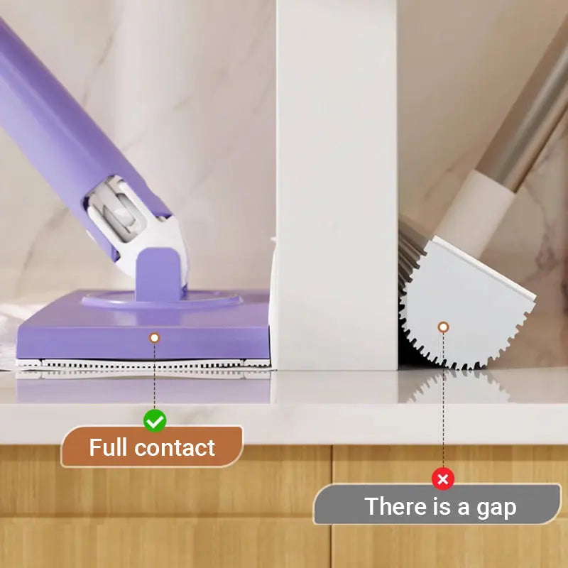 Effortless Cleaning Mop – No Bending Required, Wet Wipe Ready