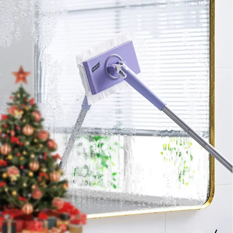Effortless Cleaning Mop – No Bending Required, Wet Wipe Ready
