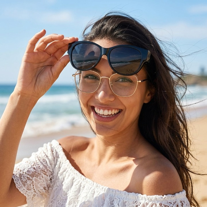 Clip-On Sun Shades – Polarized Protection for Eyeglass Users