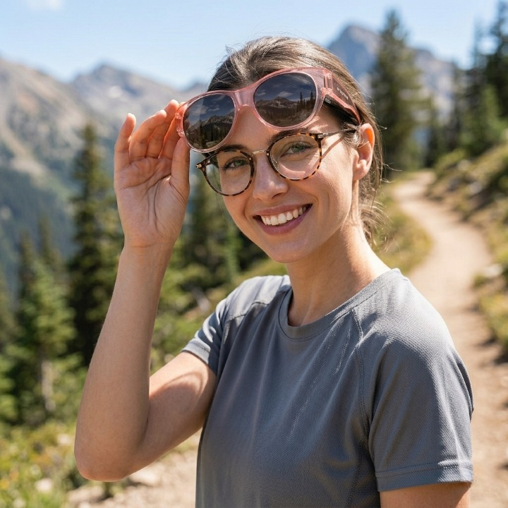 Clip-On Sun Shades – Polarized Protection for Eyeglass Users
