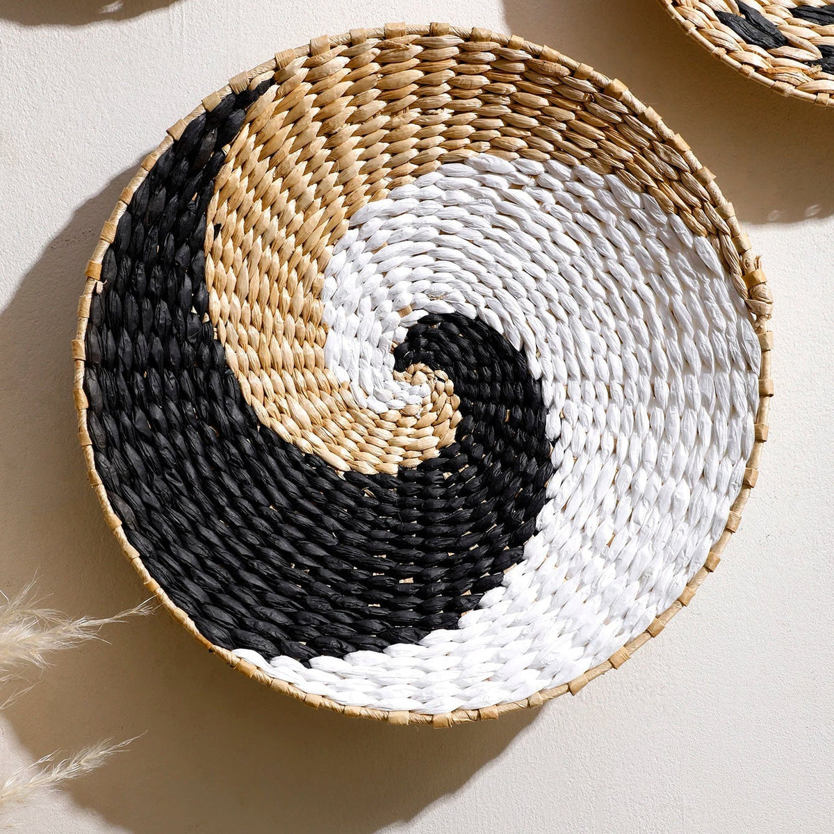Artisan Woven Wall Decor Set – Natural Elegance for Your Home
