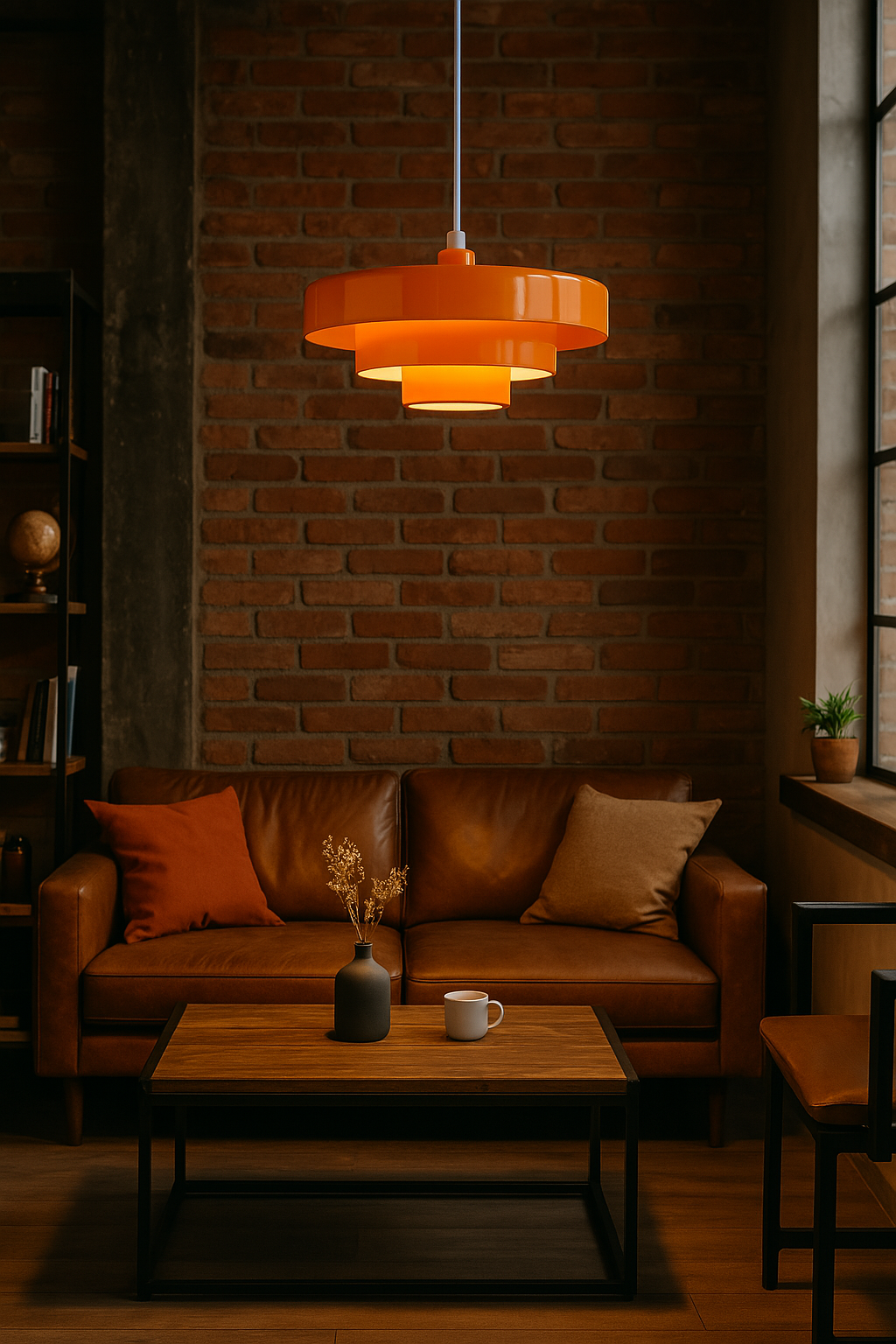 Retro Style Pendant Light - Vintage Inspired Hanging Fixture