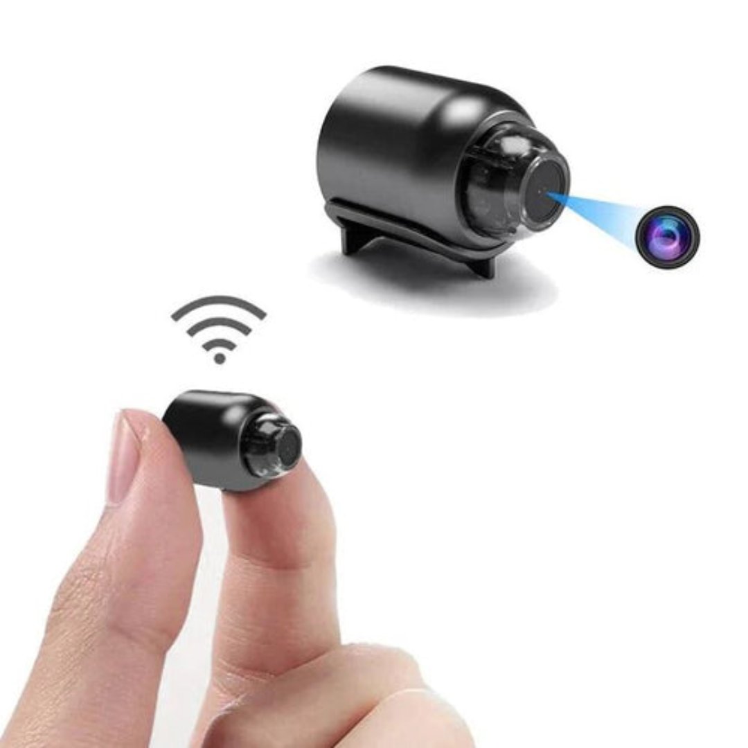 Compact WiFi Surveillance Camera with 1080P Clarity & Night Vision
