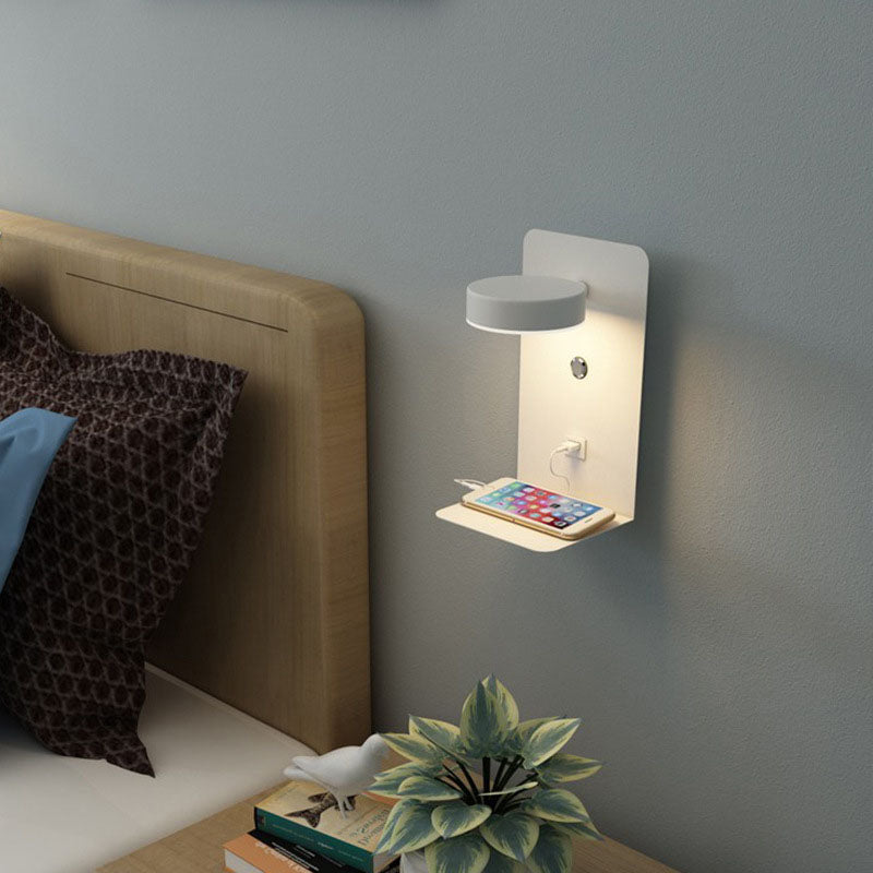 Elegant USB Rechargeable Wall Sconce for Modern Living