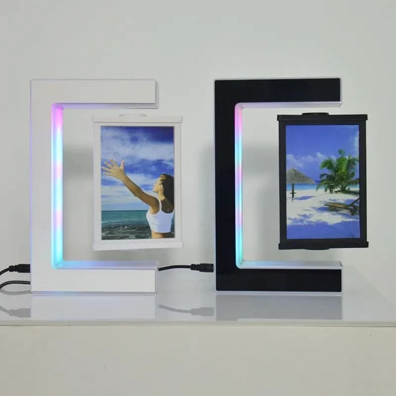 LevityFrame – Floating Photo Display with LED Glow