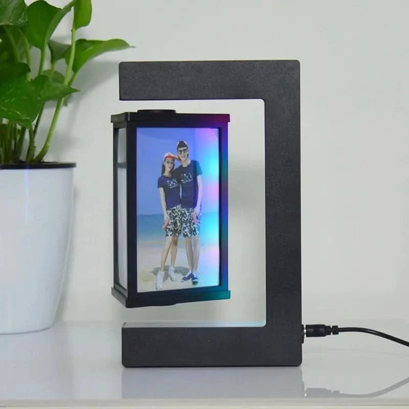 LevityFrame – Floating Photo Display with LED Glow